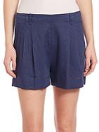 Vince Pleated-front Shorts