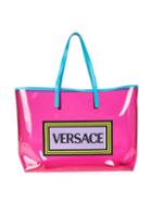 Versace Collection Fluorescent Marquee Logo Tote