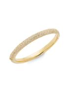 Adriana Orsini Goldtone & Crystal Bangle Bracelet