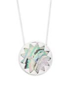 House Of Harlow Abalone Pendant Necklace