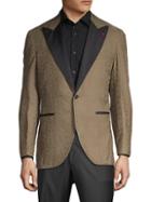 Isaia Patterned Silk Sportcoat