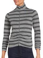Calvin Klein Collection Long Sleeve Zip-front Jacket