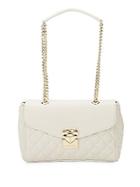 Love Moschino Heart Quilted Faux Leather Bag