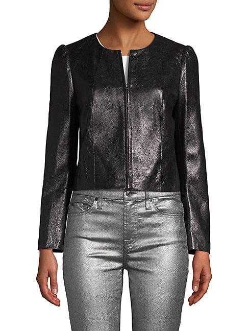 Rebecca Taylor Classic Leather Jacket