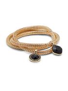 Carol Dauplaise Polished Mesh Chain Bracelet