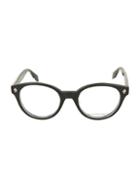 Alexander Mcqueen 49mm Oval Core Optical Glasses