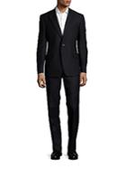 Versace Collection Sim-fit Textured Wool Suit