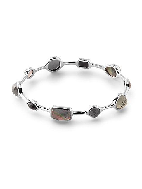 Ippolita Rock Candy Sterling Silver Multi-stone Bangle Bracelet