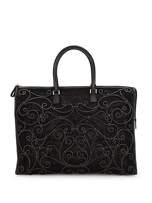 Valentino Garavani Textured Top Handle Bag