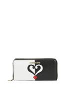Love Moschino Colorblock Quilted-heart Wallet