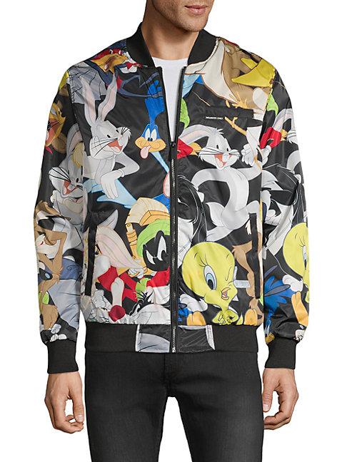 Members Only Looney Tunes Bomber Jacket