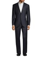 Corneliani Regular-fit Checked Wool Blend Suit
