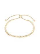 Saks Fifth Avenue 14k Yellow Gold & Diamond Geometric Slider Bracelet