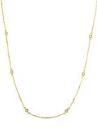 Kc Designs By The Yard Diamond And 14k Yellow Gold Chain Necklace