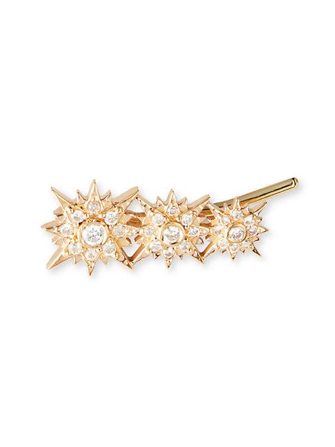 Sara Weinstock Starburst 18k Rose Gold & Diamond Single Crawler Earring