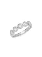 Saks Fifth Avenue Diamond And 14k White Gold Ring