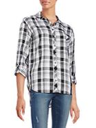 Kensie Relaxed-fit Plaid Shirt