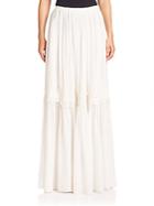 Chlo Guipure Lace Maxi Skirt