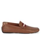 Bally Waltec Pebbled Leather Driving Loafers