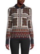 Tommy Hilfiger Printed Long-sleeve Blouse