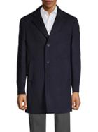 Saks Fifth Avenue Made In Italy Double-faced Wool-blend Coat