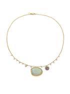 Meira T Amazonite And 14k Gold Pendant Necklace
