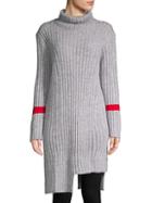 Avantlook Asymmetric Turtleneck Sweater Dress