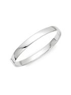 Roberto Coin Discontinued 18k White Gold Bangle Bracelet