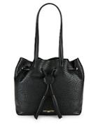 Karl Lagerfeld Paris Leather Bucket Bag
