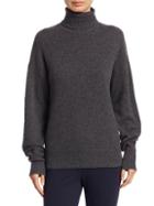 Theory Drop Shoulder Cashmere Turtleneck Sweater