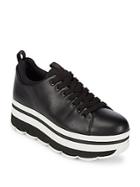 Prada Lace-up Wave High Sneakers