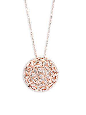 Adriana Orsini Anise Crystal Sphere Pendant Necklace