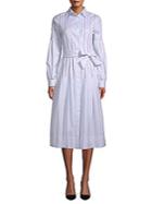 Gabriela Hearst Chelsea Striped Cotton Dress