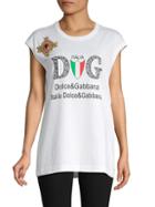 Dolce & Gabbana Embellished Logo Tank