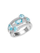 Judith Ripka Multi-gemstone & Sterling Silver Ring