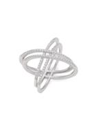 Lafonn Sterling Silver & Crystal Spherical Ring