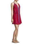 Joie Picard Embroidered Cotton Gauze Dress