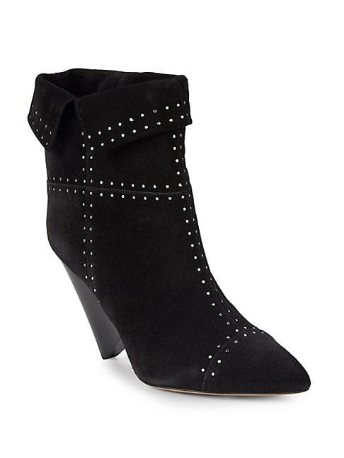 Isabel Marant Lizynn Studded Suede Booties