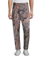 3.1 Phillip Lim Cropped Pleated Printed Pants