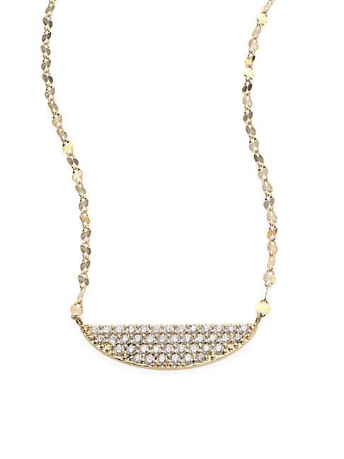 Lana Jewelry Eclipse Diamond & 14k Yellow Gold Pendant Necklace