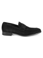 To Boot New York Classic Suede Penny Loafers