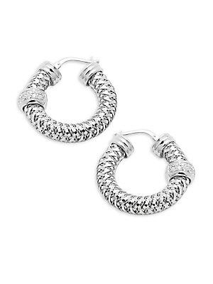 Roberto Coin Primavera Diamond & 18k White Gold Earrings