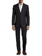 Versace Collection Abito Solid Wool & Silk Suit
