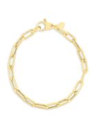 Chloe & Madison 14k Yellow Gold Vermeil Chain Bracelet