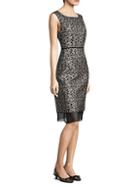 Marc Jacobs Embroidered Sheath Dress