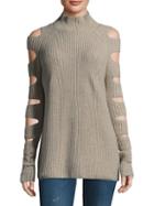 Zo Jordan Ribbed Cashmere-blend Sweater