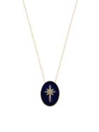 Gabi Rielle White Crystal Starburst Pendant Necklace