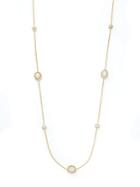 Freida Rothman Mother-of-pearl & 14k Yellow Gold Vermeil Station Necklace