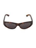 Balenciaga 59mm Rectangular Sunglasses