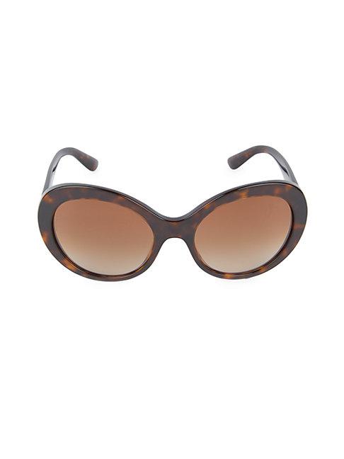 Dolce & Gabbana 57mm Oval Cat Eye Sunglasses